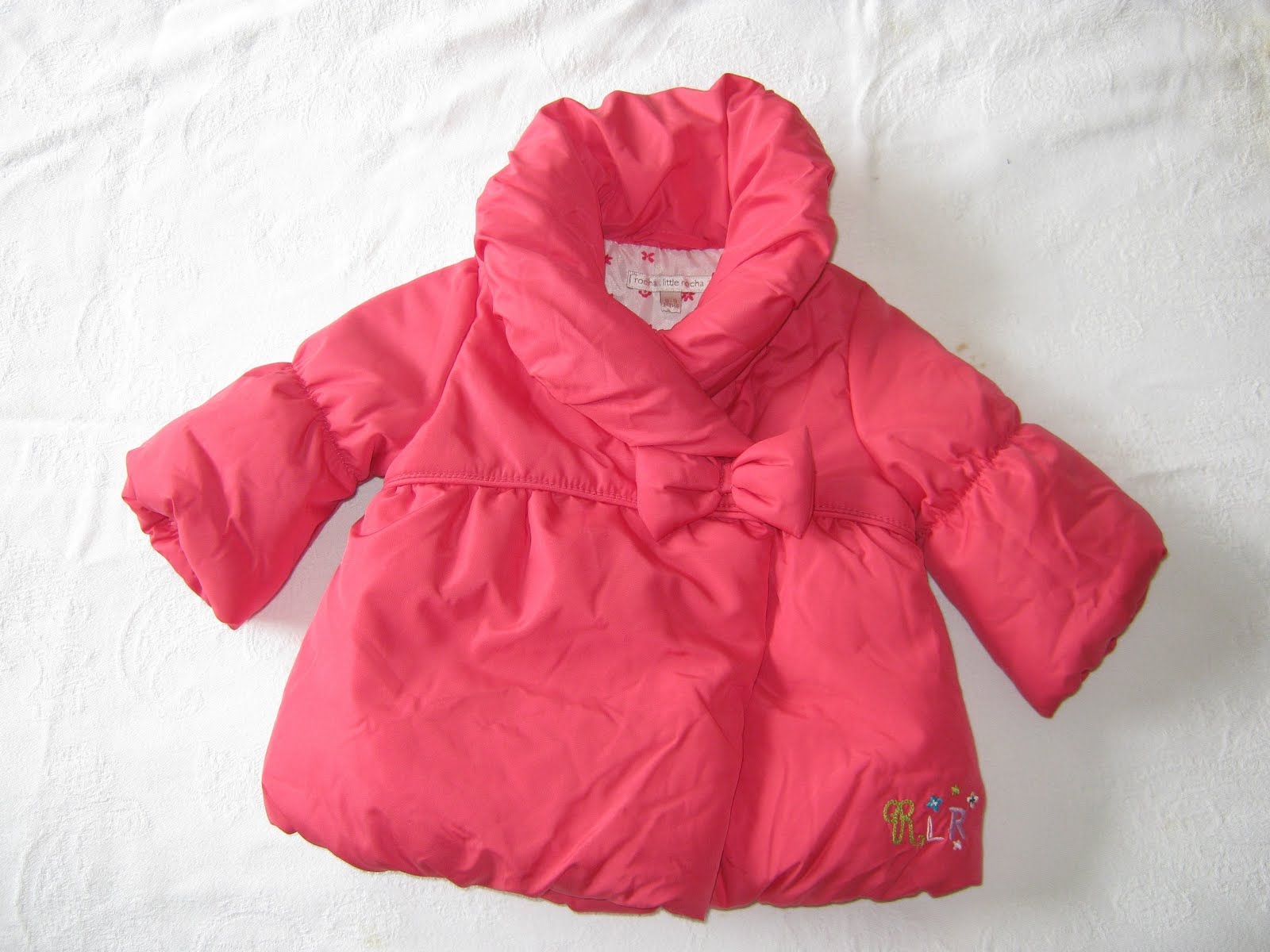 second hand and new baby items: three gorgeous baby girl coats =£10